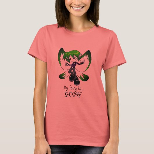 Gothic Fairy Teeshirt T-shirt (Voorkant)