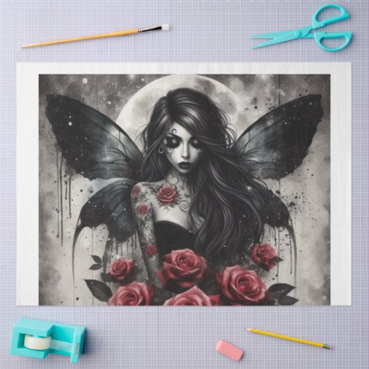Gothic Fairy Tissuepapier (Craft)