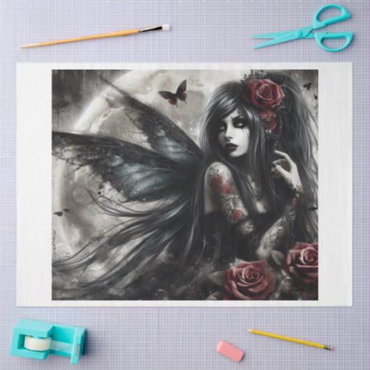 Gothic Fairy Tissuepapier (Craft)