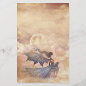 Gothic Fairy Vampire beroemd gemaakt door Clouds B Briefpapier (Voorkant)