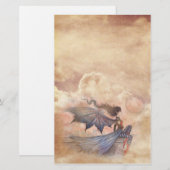 Gothic Fairy Vampire beroemd gemaakt door Clouds B Briefpapier (Voorkant / Achterkant)