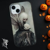 Gothic Fairy & White Rose | Custom Dark Fantasy Case-Mate iPhone Case