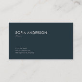 Gothic Fairytale Celestial Moon Burgundy Rose Visitekaartje (Achterkant)