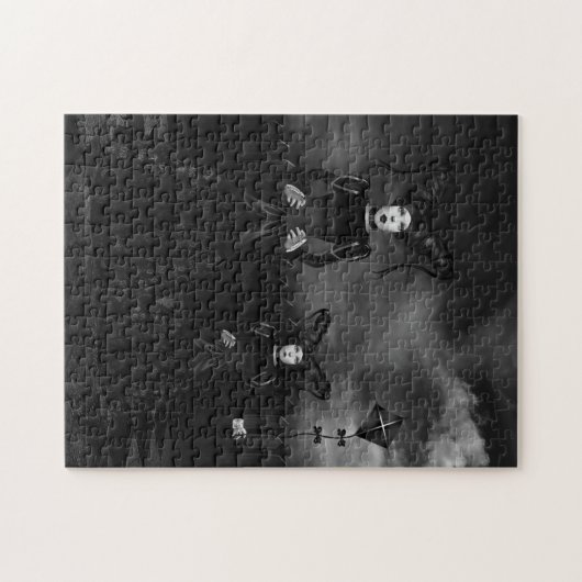 Gothic Family Jigzaag Puzzle Legpuzzel (Horizontaal)