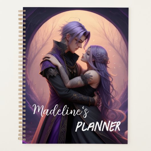 Gothic Fantasy Anime Couple Planner (Voorkant)