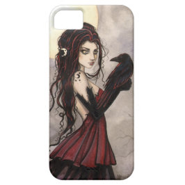 Gothic Fantasy Art Heks en Raaf iPhone 5 Hoesje