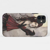 Gothic Fantasy Art Witch en Raven iPhone 5 Hoesje (Achterkant (horizontaal))