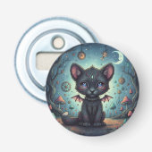 Gothic Fantasy Baby KitBat Button Flesopener (Voorkant)