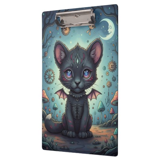 Gothic Fantasy Baby KitBat Klembord (Links)