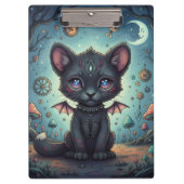 Gothic Fantasy Baby KitBat Klembord (Voorkant)