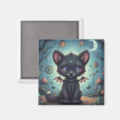 Gothic Fantasy Baby KitBat Magneet (Voorkant / Achterkant)