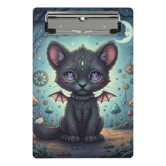 Gothic Fantasy Baby KitBat Mini Klembord (Voorkant)