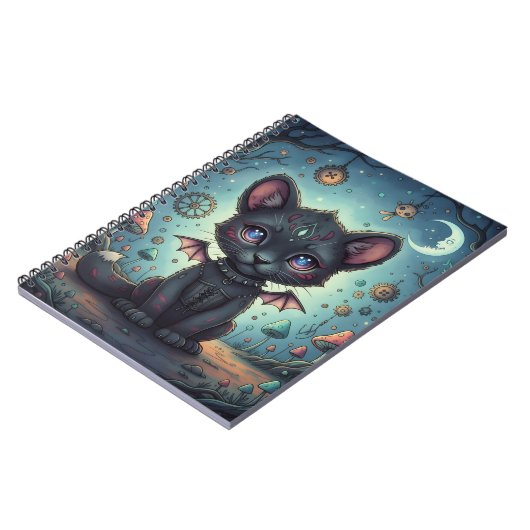 Gothic Fantasy Baby KitBat Notitieboek (Linkerzijde)