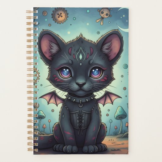 Gothic Fantasy Baby KitBat Planner (Voorkant)