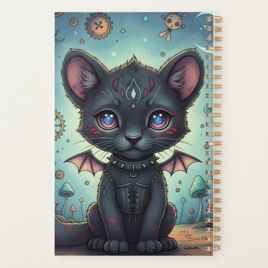 Gothic Fantasy Baby KitBat Planner (Achterkant)