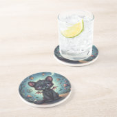 Gothic Fantasy Baby KitBat Zandsteen Onderzetter (Zijkant)