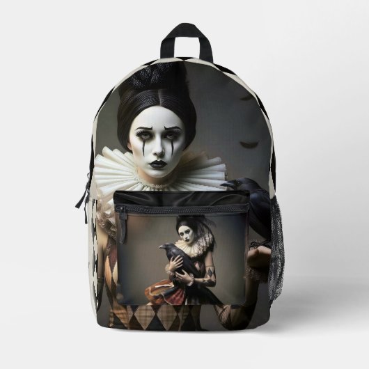 Gothic Fantasy Bedrukte Rugzak (Voorkant)