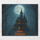 Gothic Fantasy | Bezienswaardigheden Castle & Mist Bier Etiket (Enkel label)