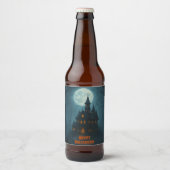 Gothic Fantasy | Bezienswaardigheden Castle & Mist Bier Etiket (Voorkant)