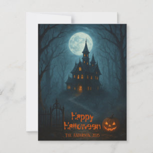 Gothic Fantasy Bezienswaardigheden Castle & Mist Briefkaart