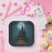 Gothic Fantasy | Bezienswaardigheden Castle & Mist Papieren Bordje (Feest)