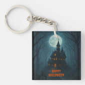 Gothic Fantasy | Bezienswaardigheden Castle & Mist Sleutelhanger (voorkant)