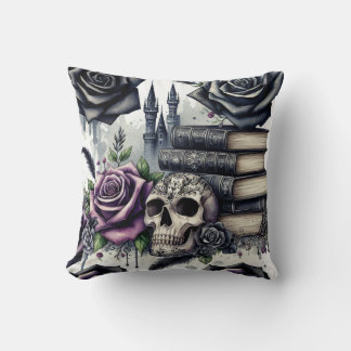 Gothic Fantasy boekenliefhebber Kussen