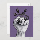 Gothic Fantasy Creepy Witch Briefkaart (Voorkant / Achterkant)