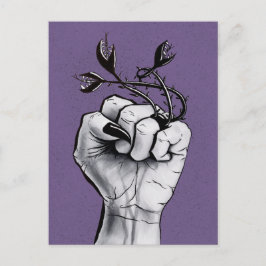 Gothic Fantasy Creepy Witch Briefkaart