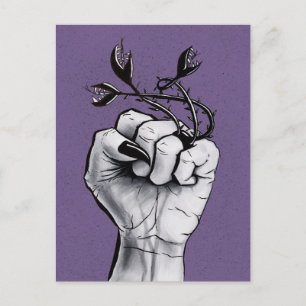 Gothic Fantasy Creepy Witch Briefkaart