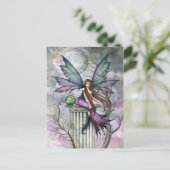 Gothic Fantasy Fairy Art Briefkaart (Staand voorkant)