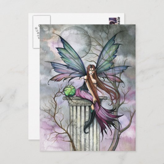 Gothic Fantasy Fairy Art Briefkaart (Voorkant / Achterkant)