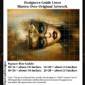 Gothic Fantasy Gouden Gemaskerde Vrouw ER3R Découp Tissuepapier