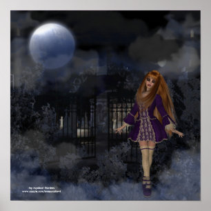 Gothic Fantasy Poster Print