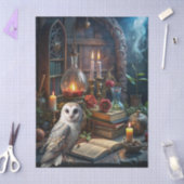 Gothic Fantasy Tarot Reader's Room & White Owl Tissuepapier (Craft)