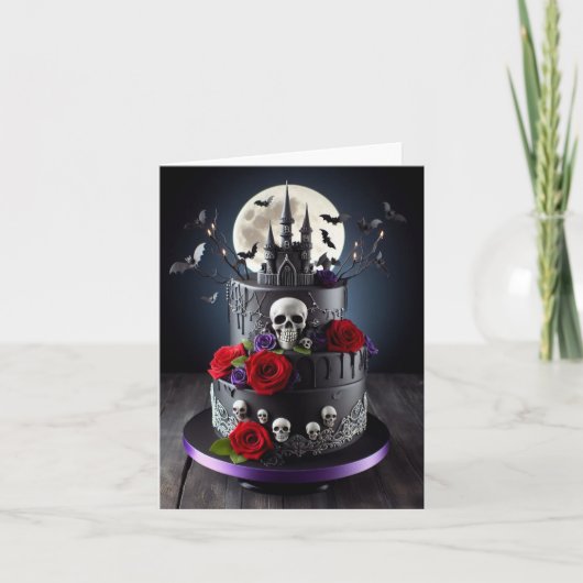 Gothic Feestdagen Kaart (Voorkant)