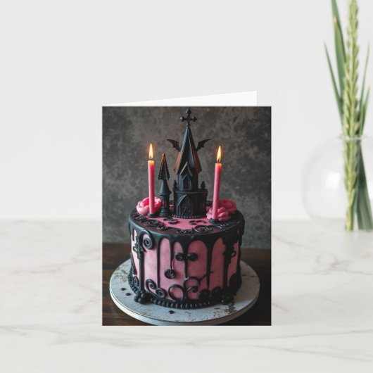 Gothic Feestdagen Kaart (Voorkant)