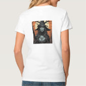 Gothic female demon t-shirt (Achterkant)