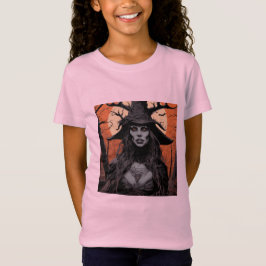 Gothic female demon t-shirt