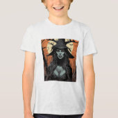 Gothic female demon Tri-Blend shirt (Voorkant)
