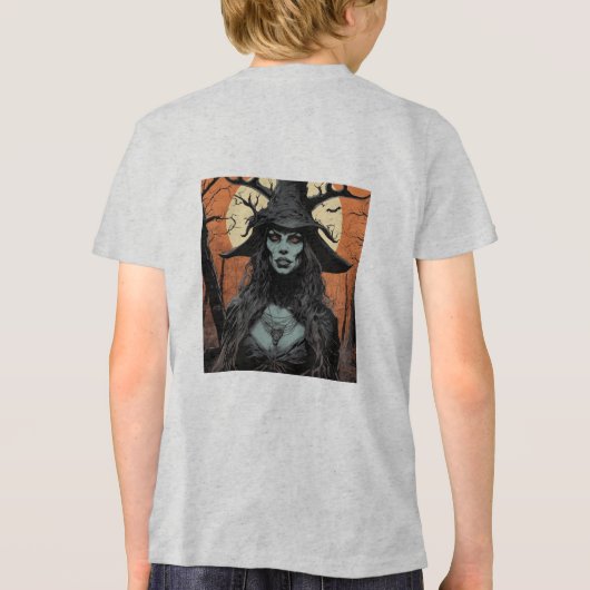 Gothic female demon Tri-Blend shirt (Achterkant)