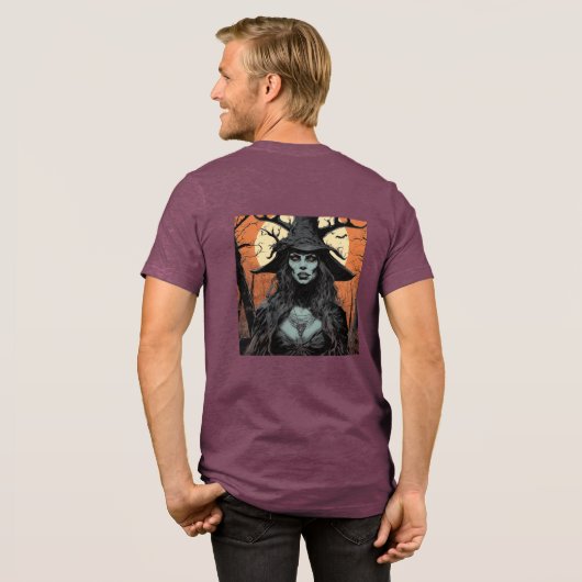 Gothic female demon Tri-Blend shirt (Voorkant)