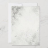 Gothic Fence Halloween Party Kaart (Achterkant)