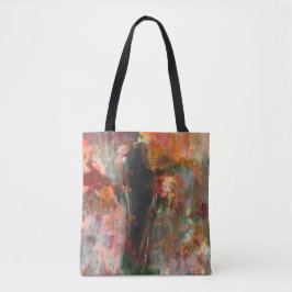 Gothic Figurative Painting, Abstract Landscape Art Tote Bag