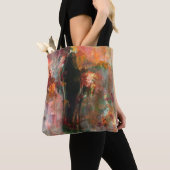 Gothic Figurative Painting, Abstract Landscape Art Tote Bag (Dichtbij)