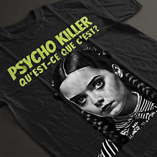 Gothic Film Noir - Talking Heads Psycho Killer T-shirt