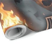 Gothic Flames, de bewaker van de brandende dobbels Cadeaupapier (Rol Hoek)