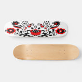 Gothic Floral Artwork Persoonlijk Skateboard (Horizontaal)