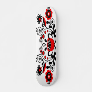 Gothic Floral Artwork Persoonlijk Skateboard