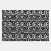  Gothic Floral Damask Inpakpapier Vel (Voorkant 3)